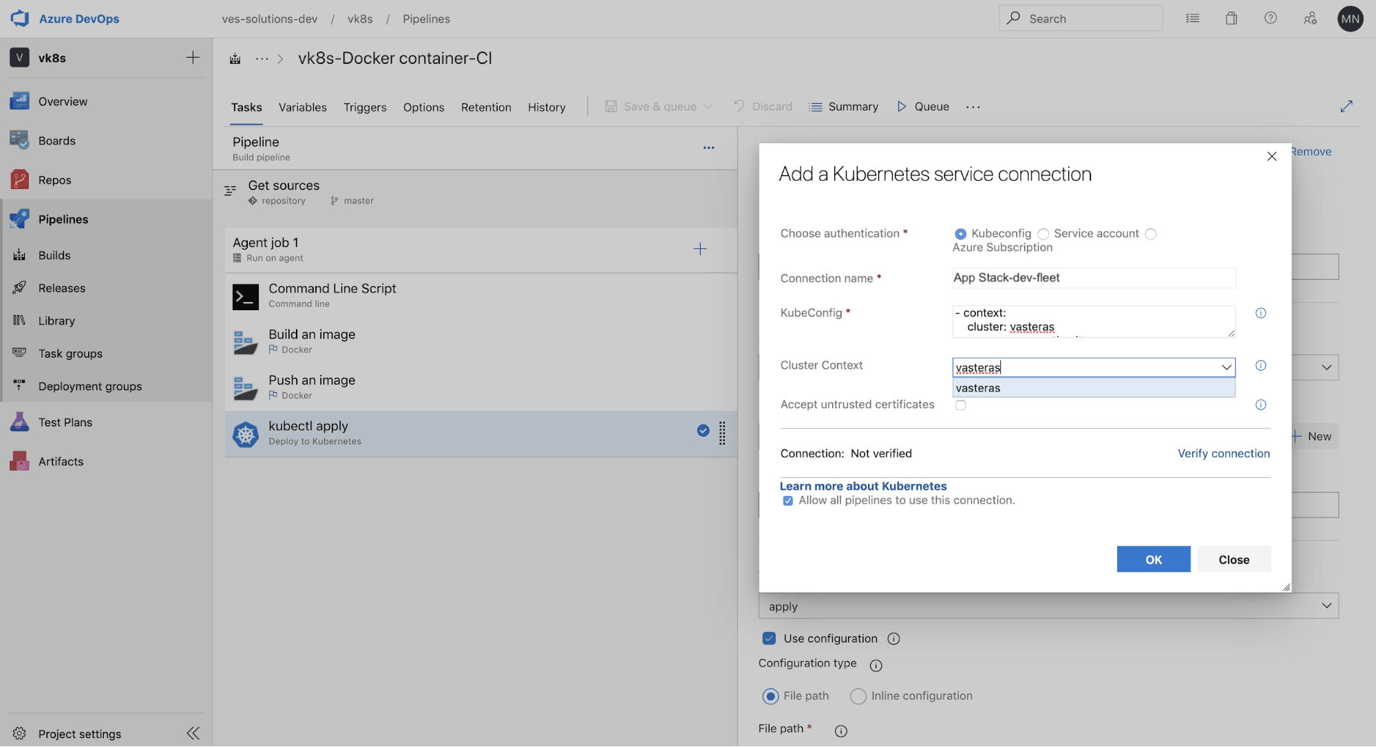 Figure: Azure CI/CD Example