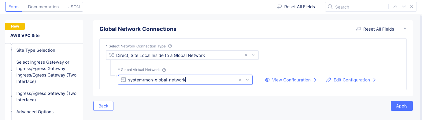 Figure: Global Network Connections