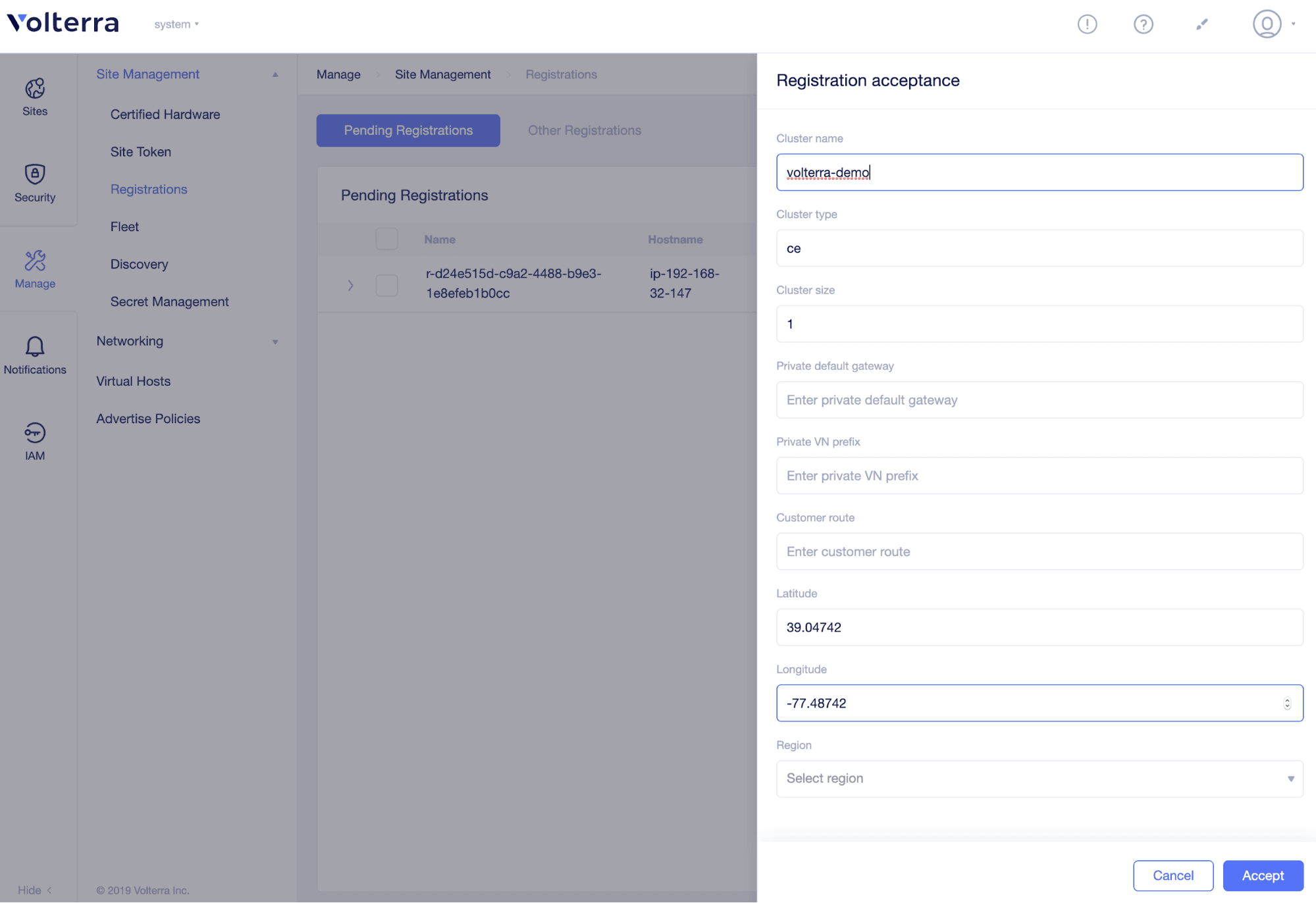 FIgure: Accept Registration