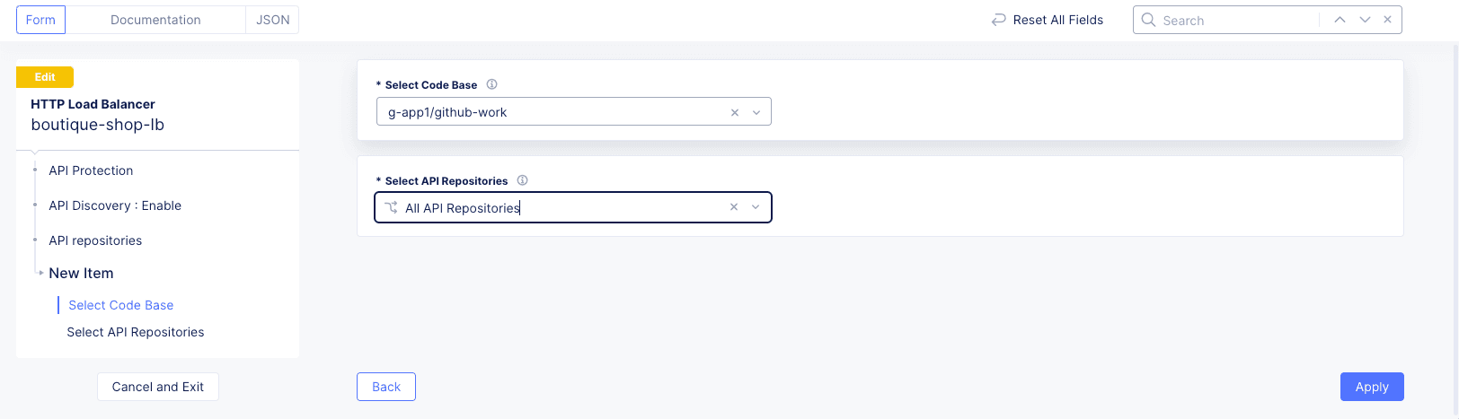 Figure: Select Code Base
