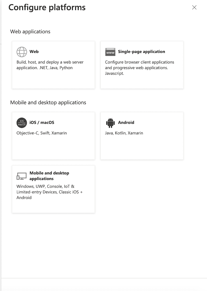 Figure: Configure Redirect URI