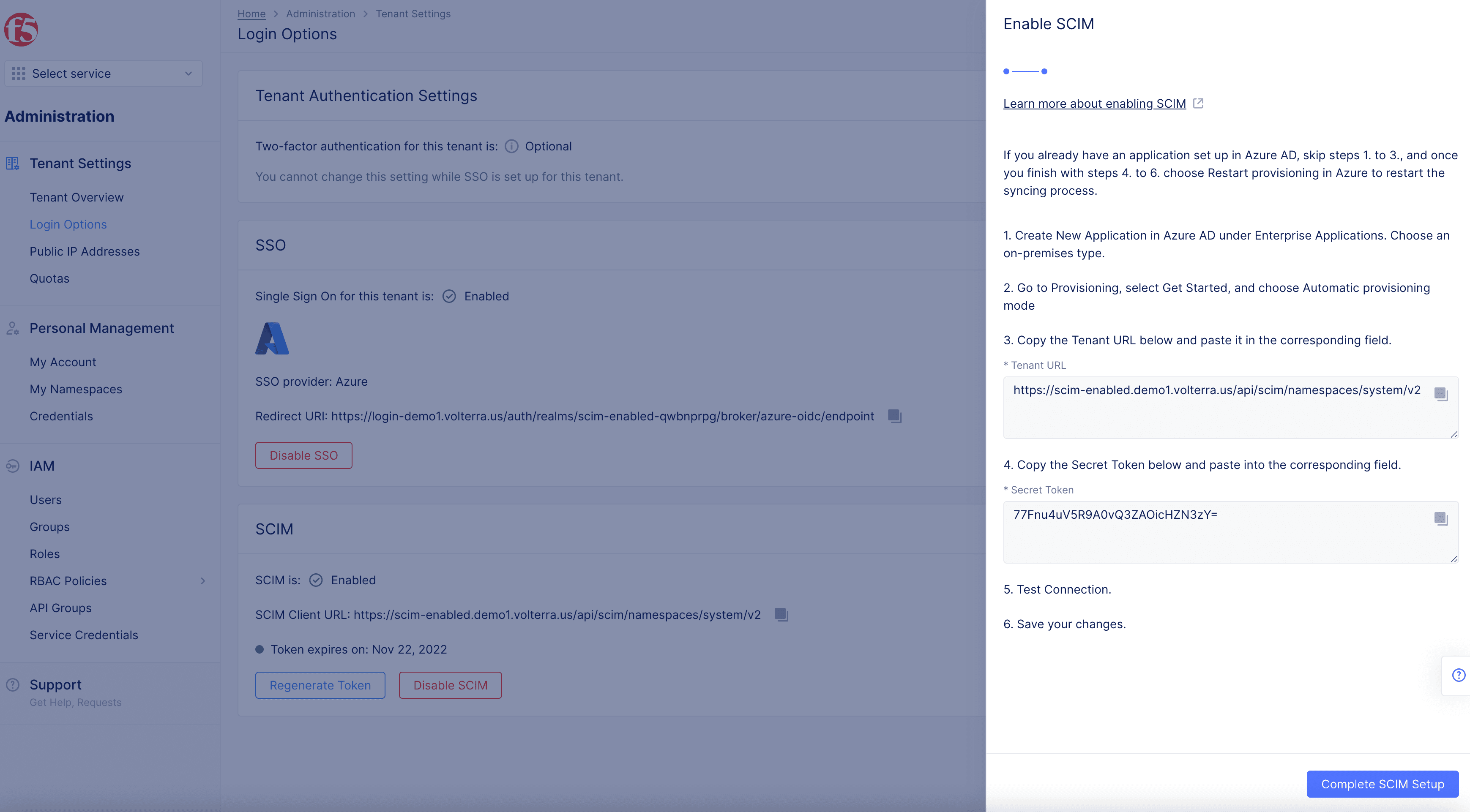 Figure: Complete SCIM Setup