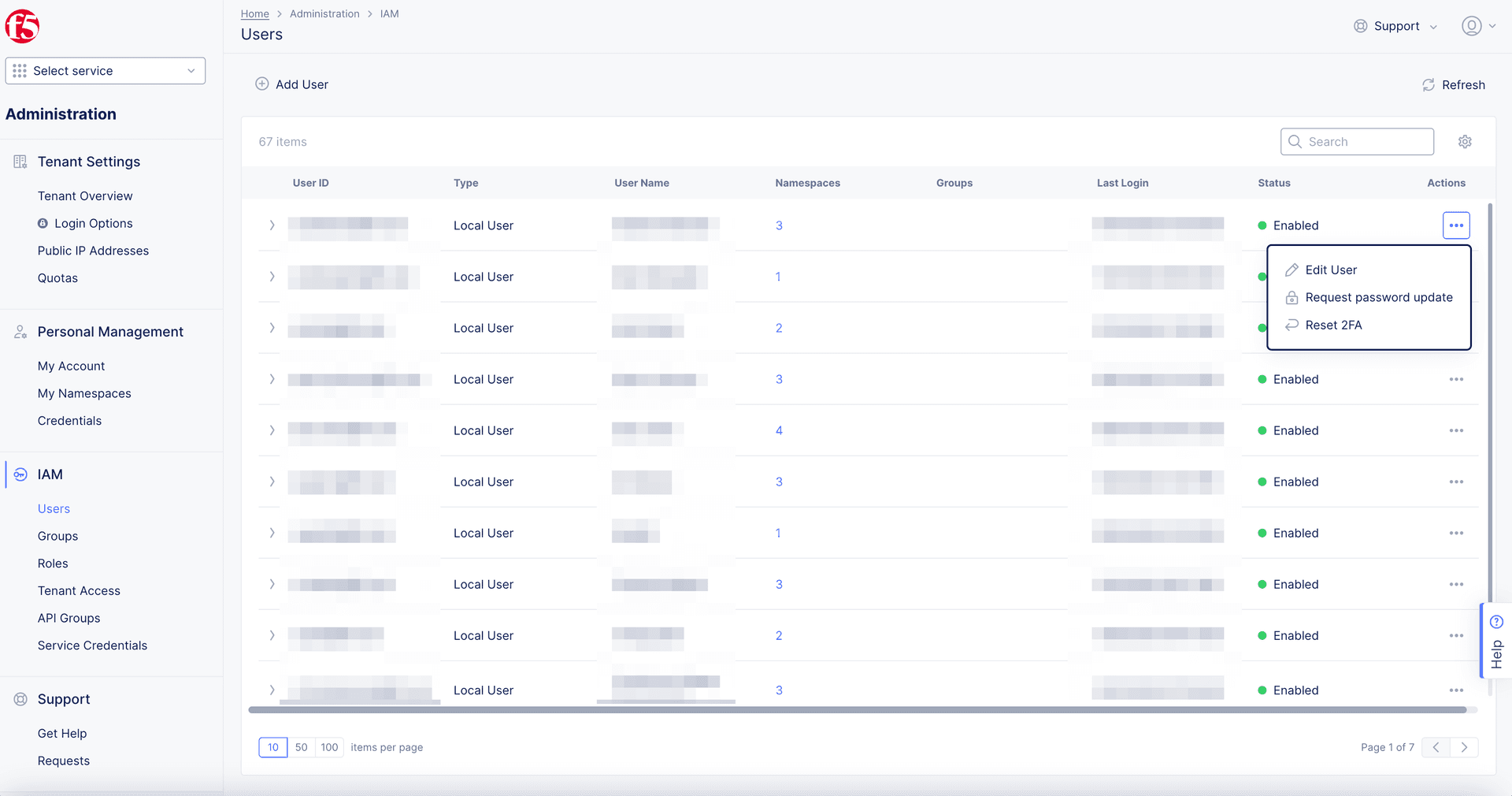 User Management | F5 Distributed Cloud Technical Knowledge