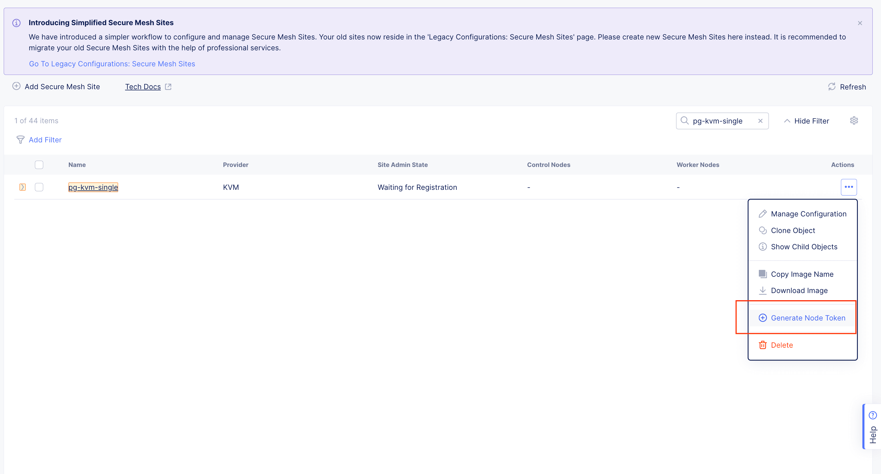 Figure: Node Token