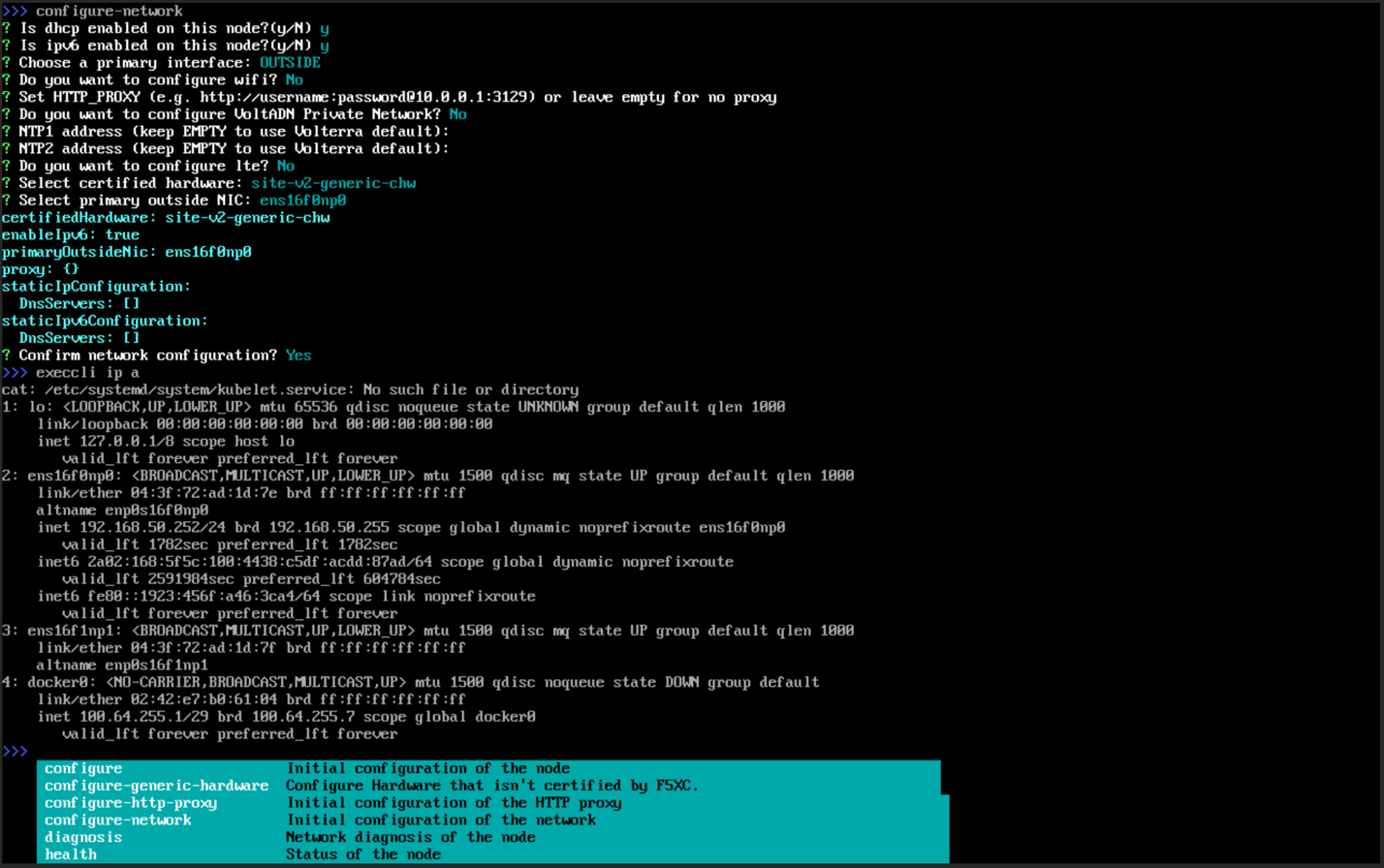 Figure: Configure Node