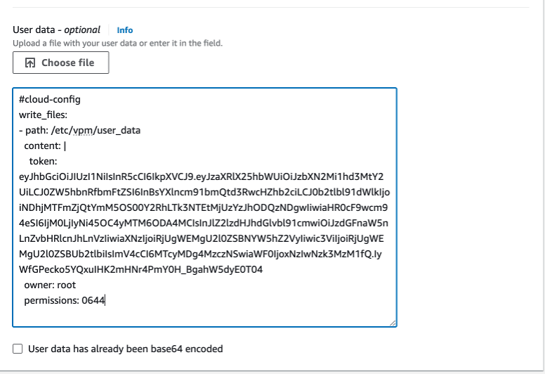 Figure: Configure Instance