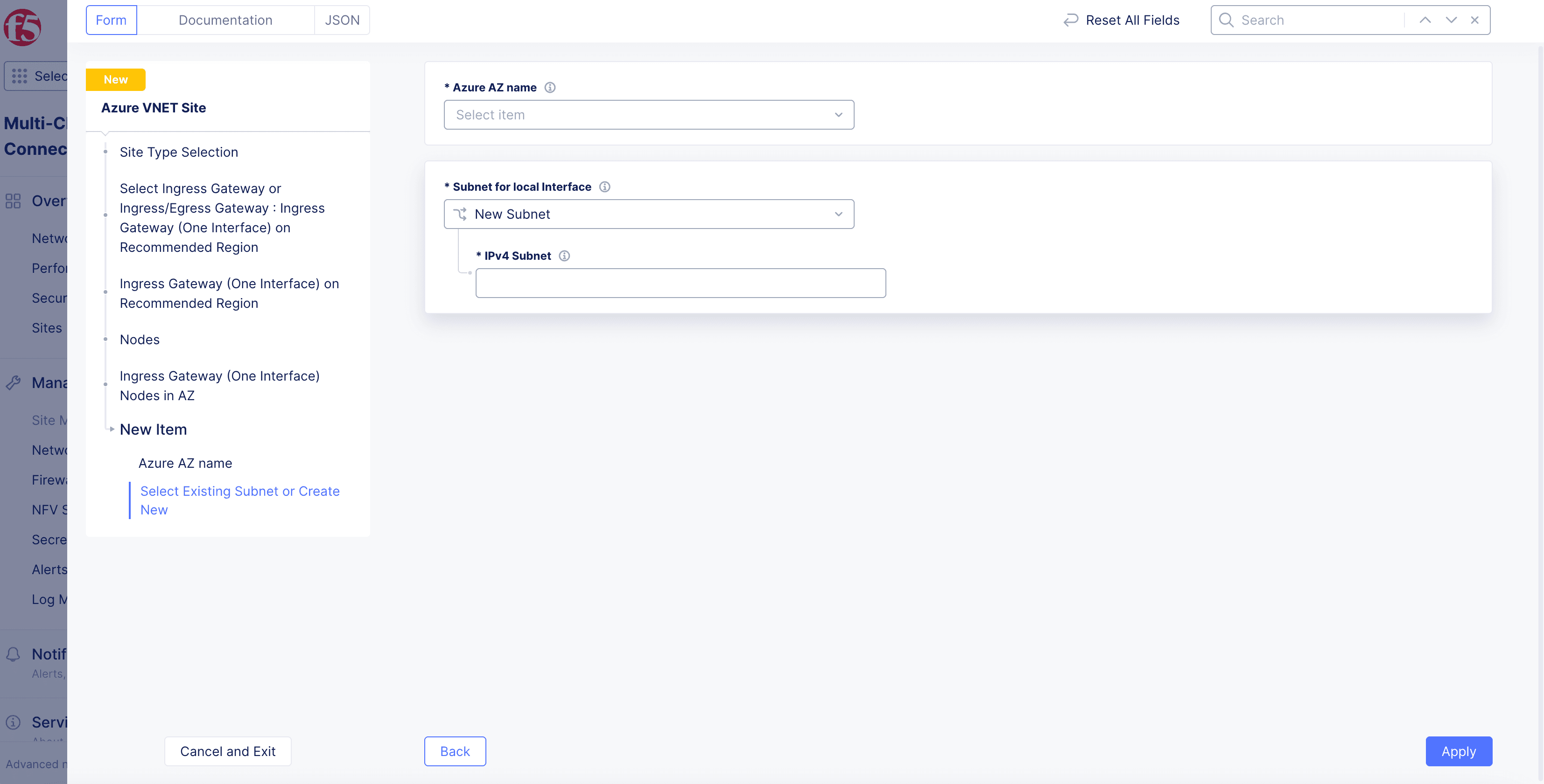 Figure: Ingress Gateway for One Interface