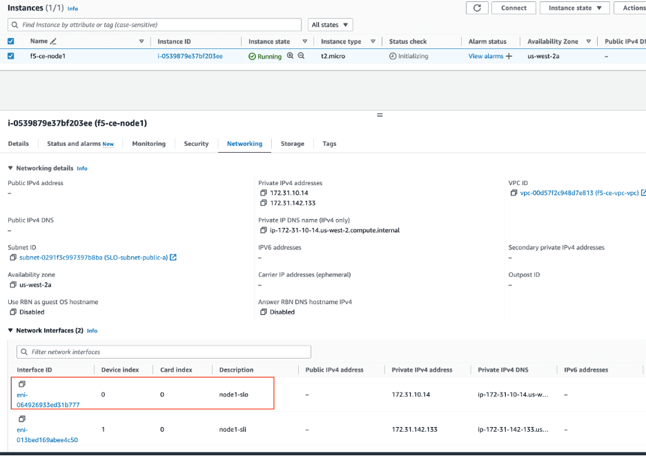 Figure: Associate IP Address to Interface