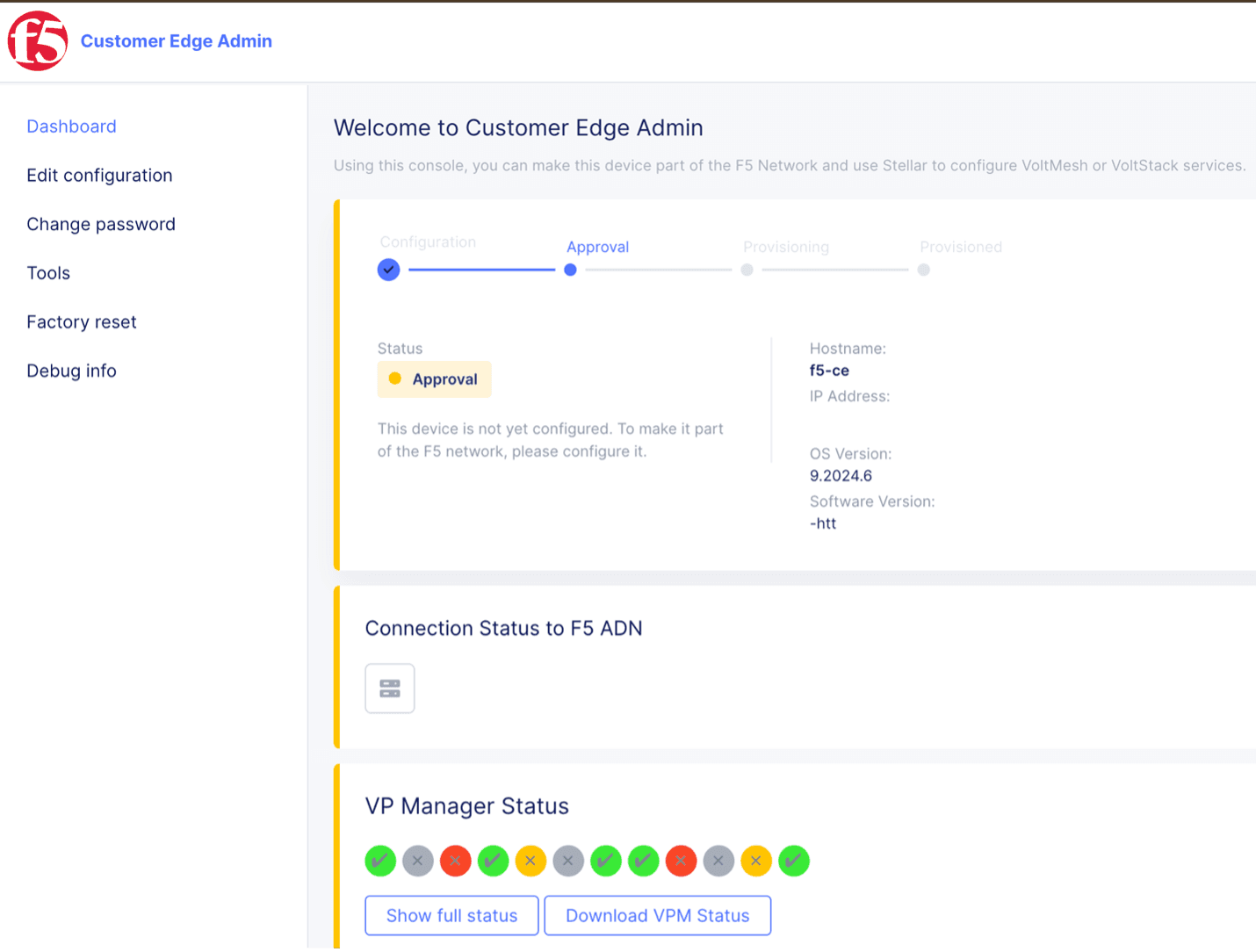 Figure: Site Local UI