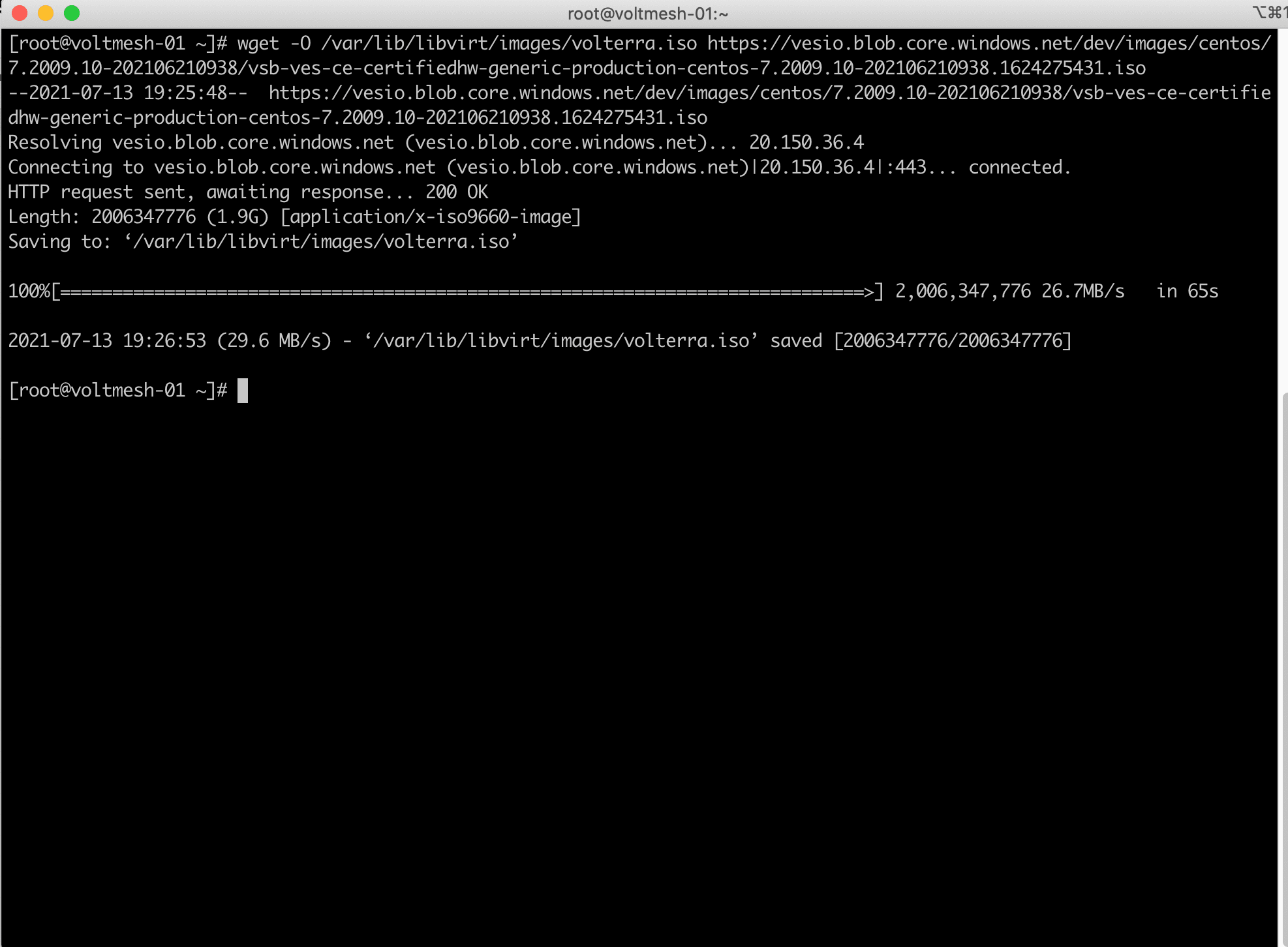 Figure: Download of Mesh KVM Software