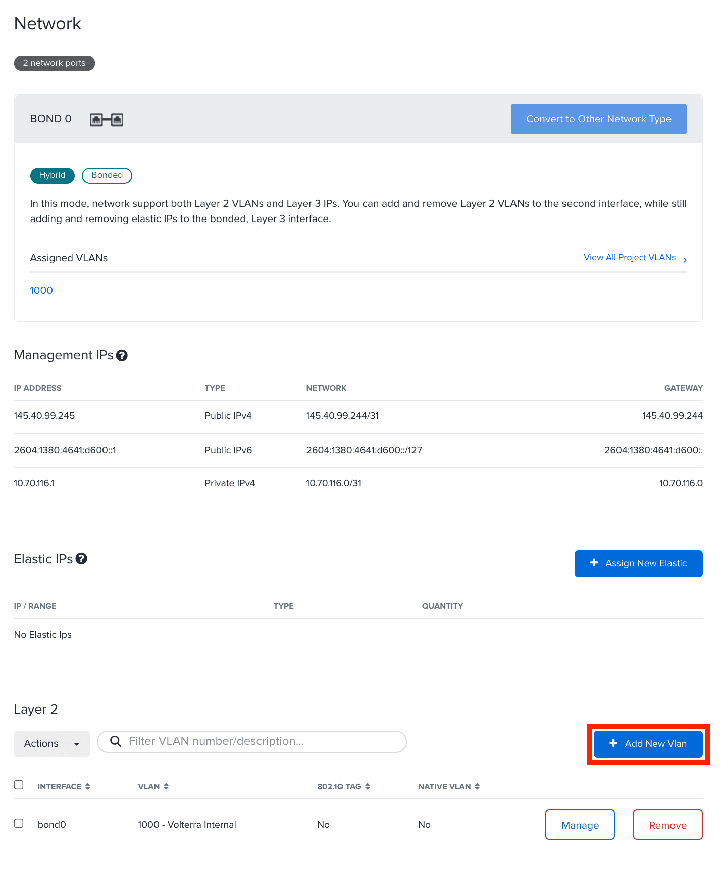 Figure: Add New VLAN