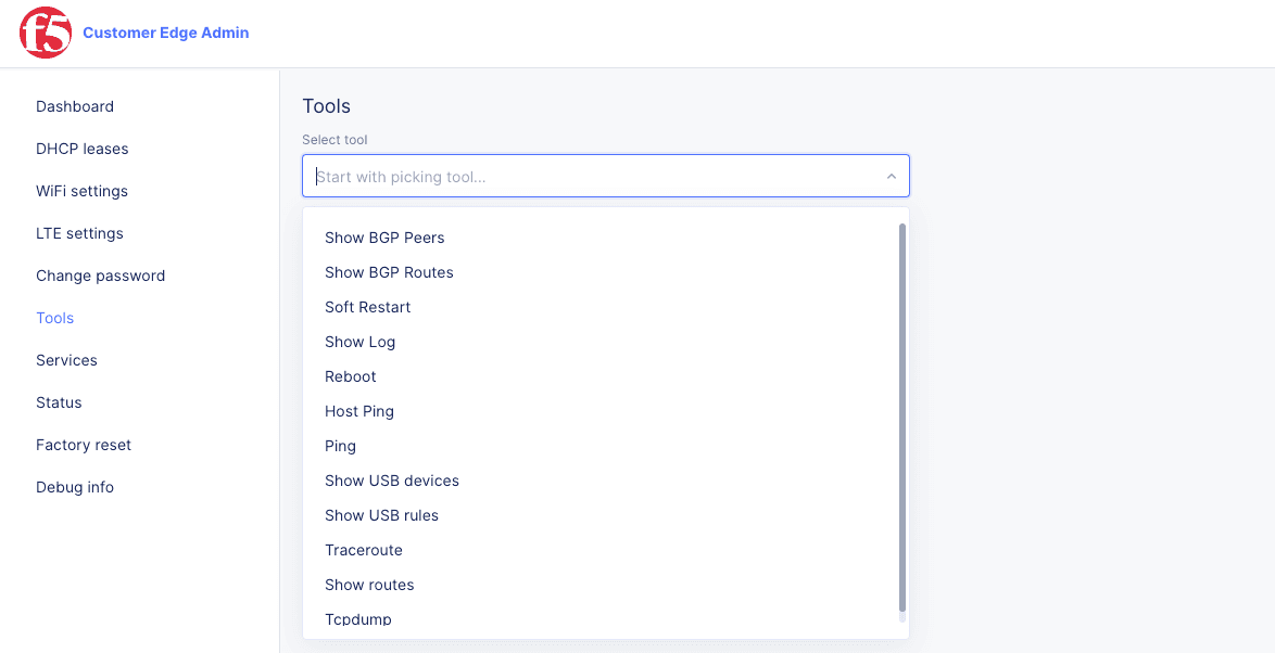 Figure: Site Local UI Tools