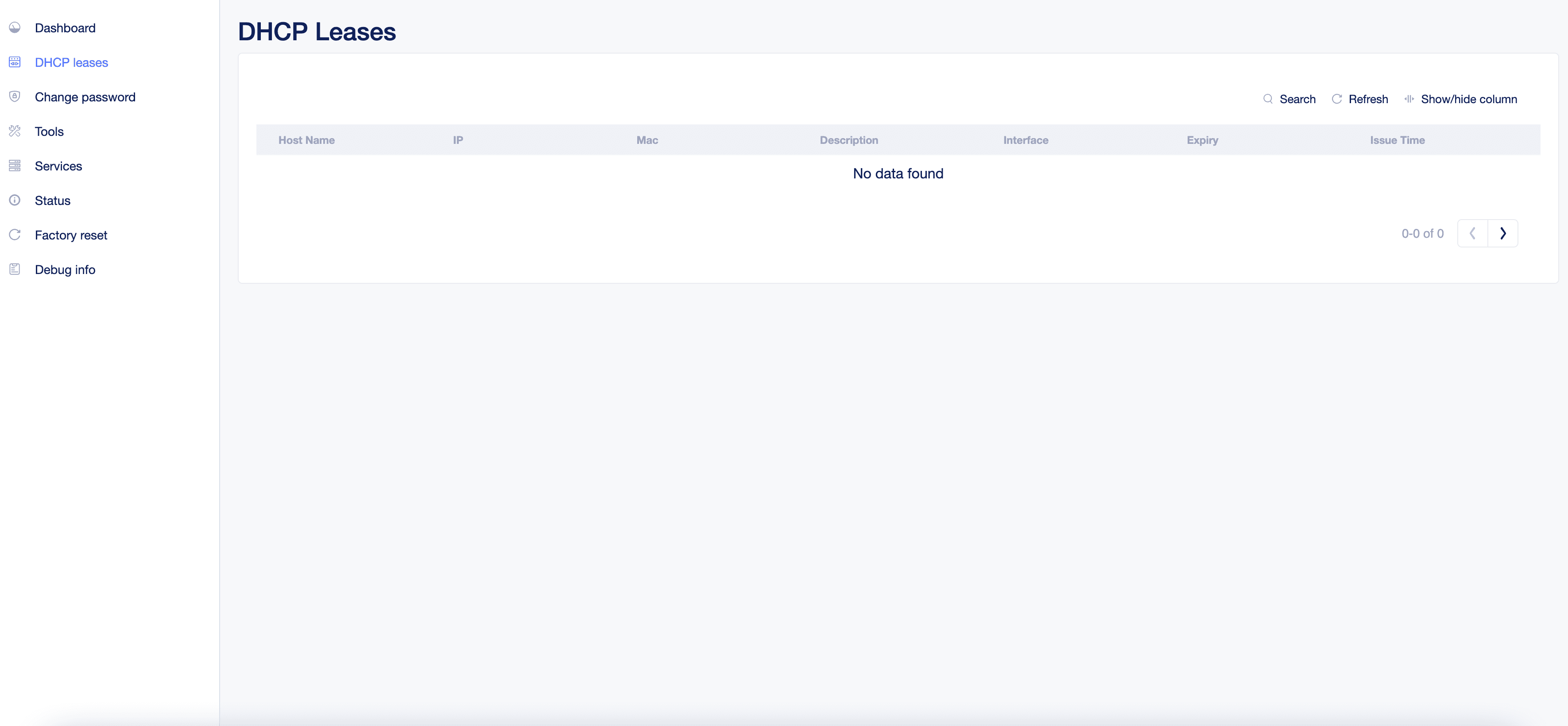 Figure: DHCP Leases Monitoring