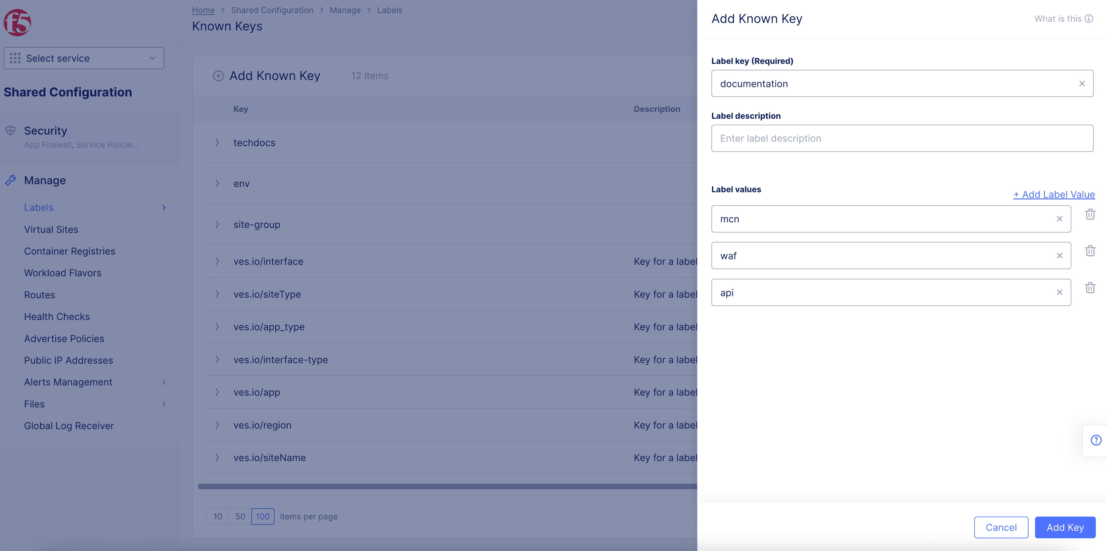 Figure: Key-Value Creation