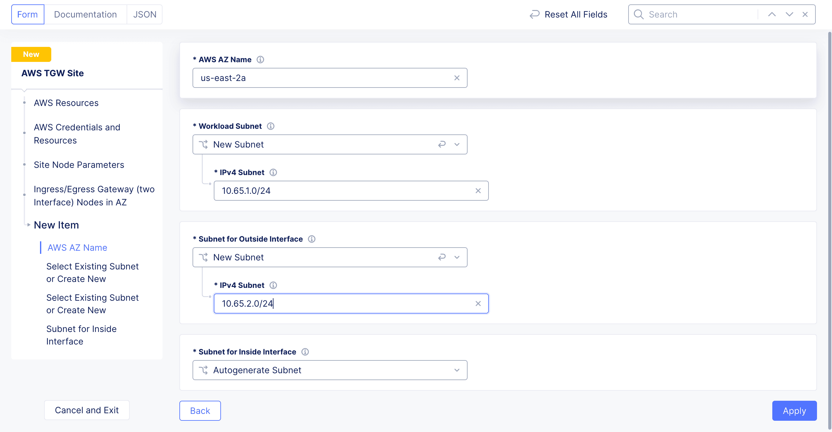 Figure: AWS AZ Setup