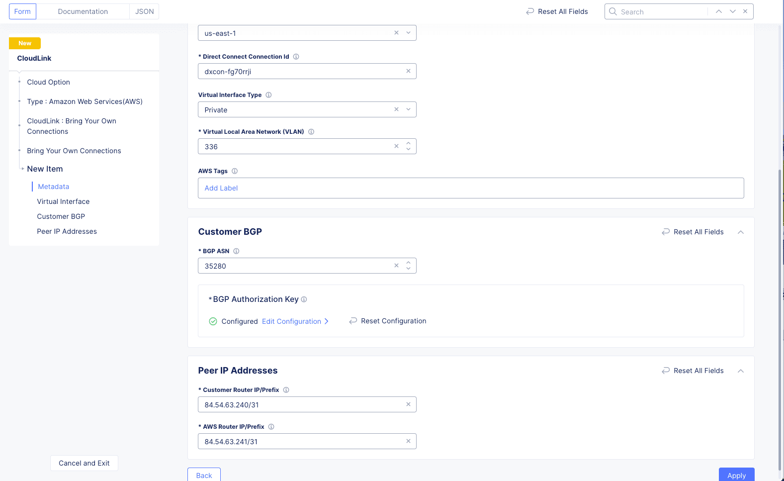 Figure: CloudLink Connection