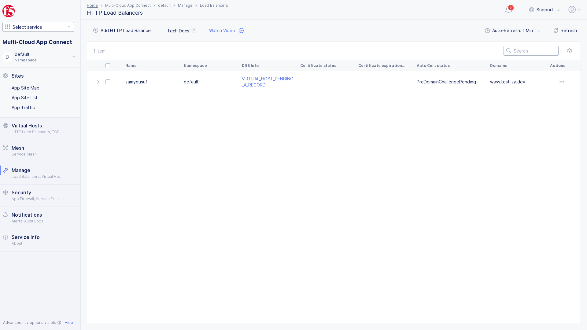 Figure: HTTP Load Balancers