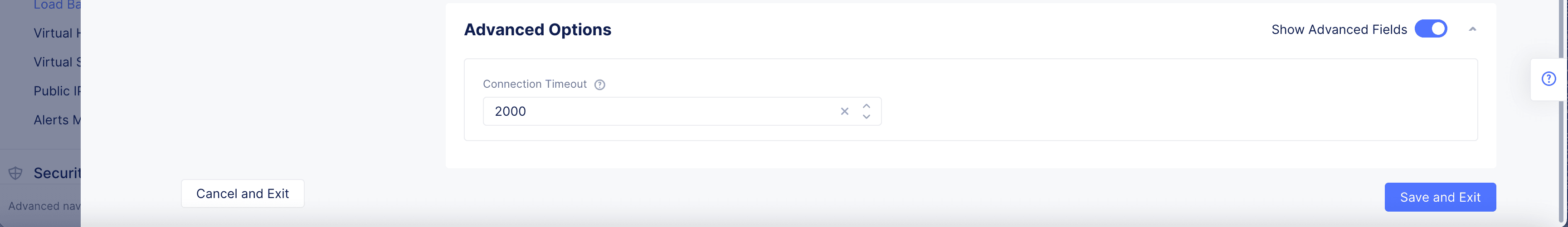 Figure: Connection Timeout