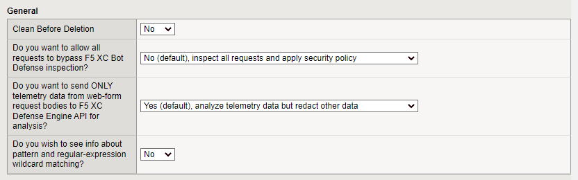 Figure: iApp Connector General Configuration screen