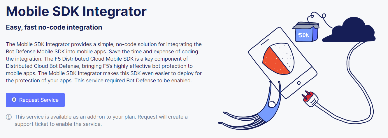 Figure: Mobile SDK Integrator landing page