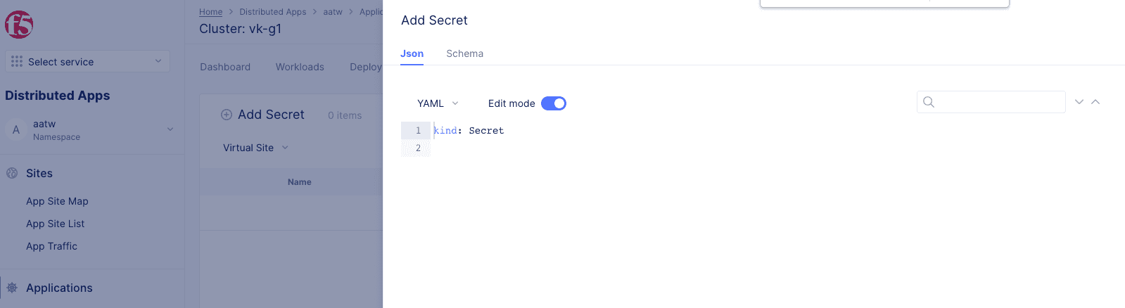 Figure: vK8s Secrets