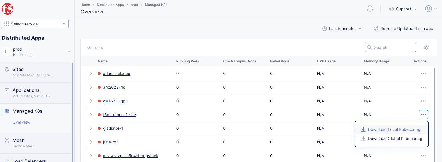 Figure: Download PK8s Kubeconfig