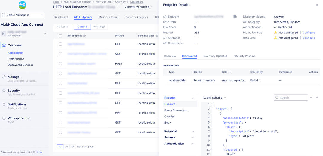 Discover Known and Unknown APIs | F5 Distributed Cloud Technical Knowledge