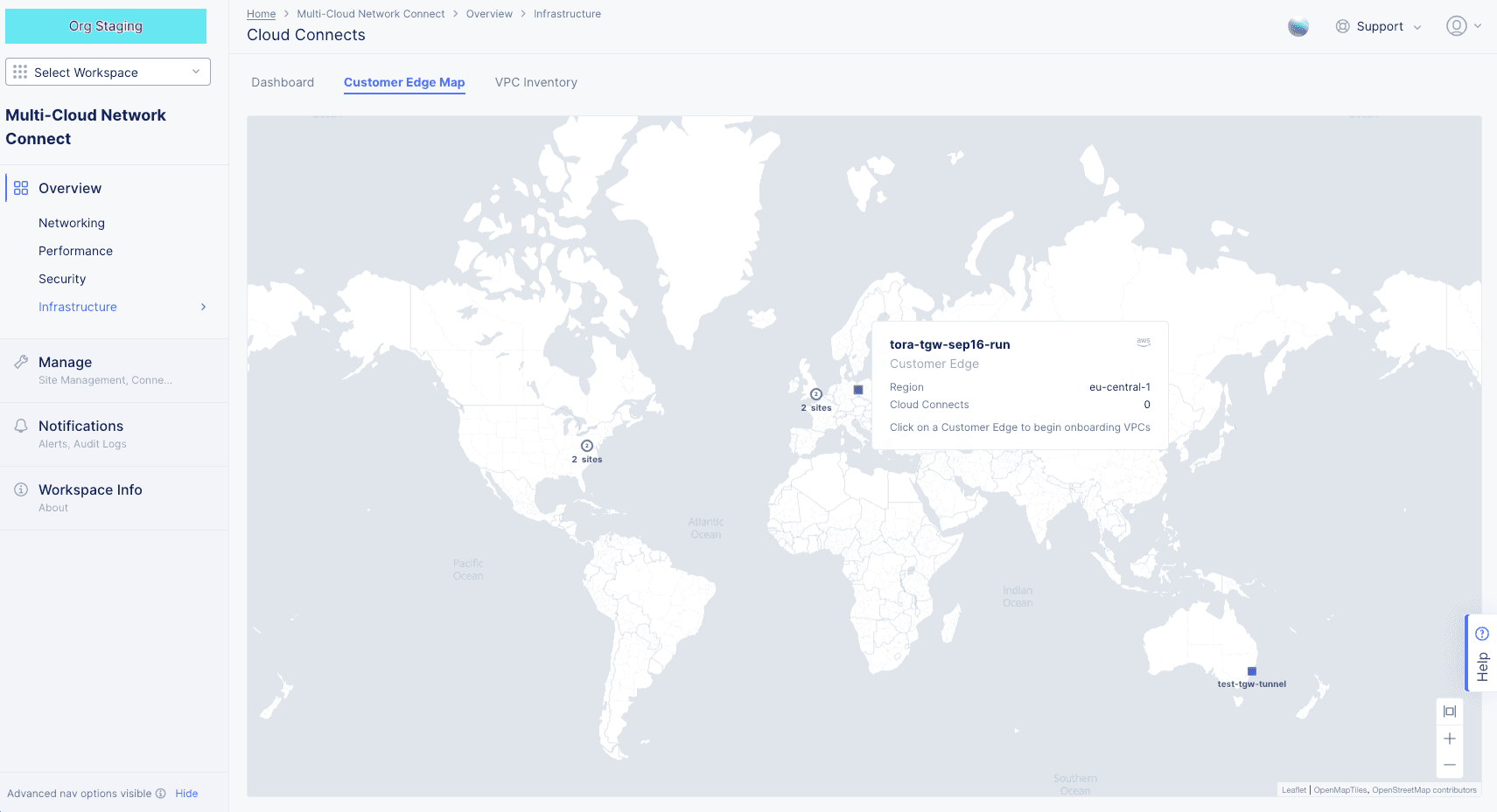 Customer Edge Map