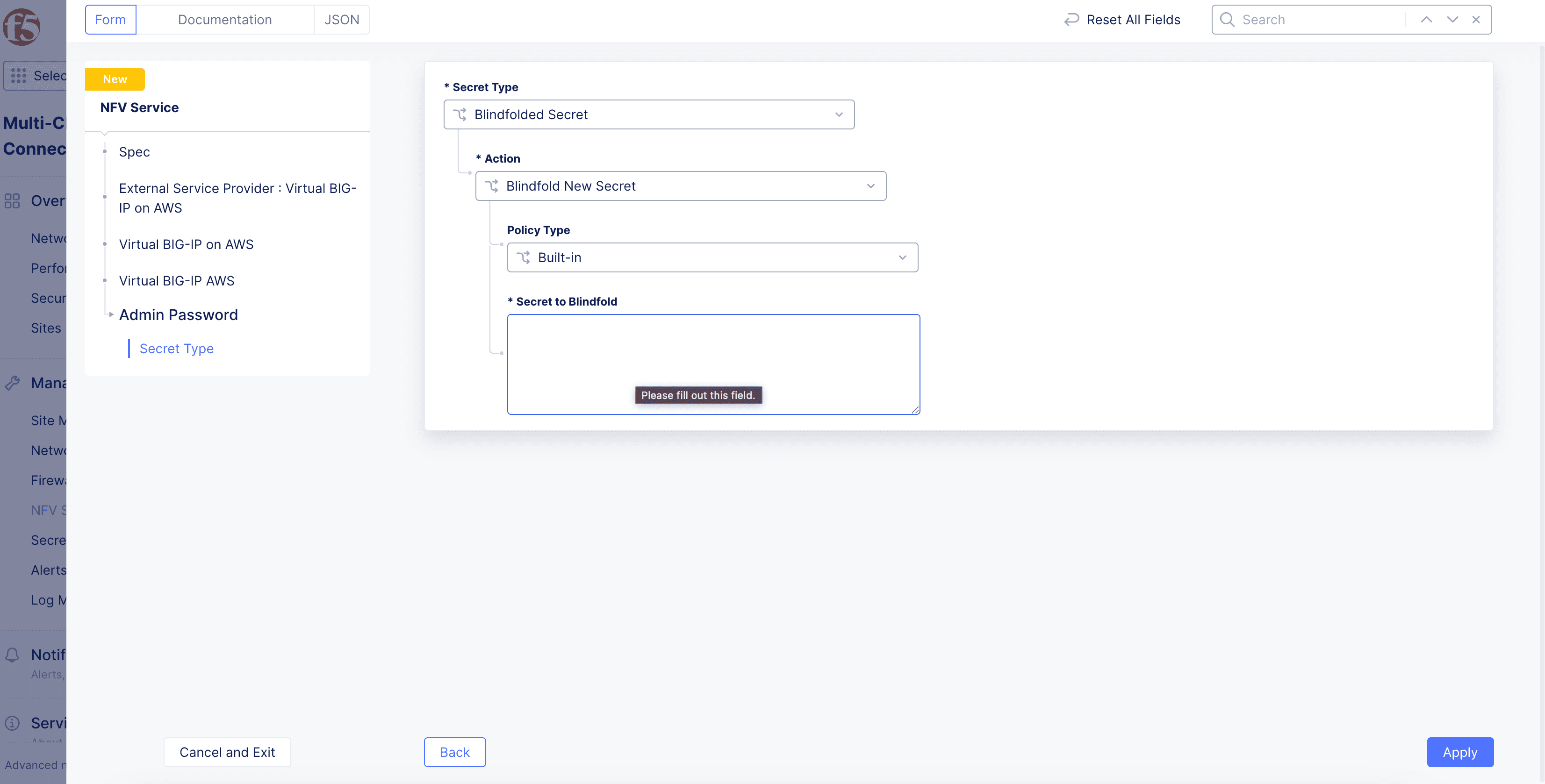 Figure: Encrypted Admin Password