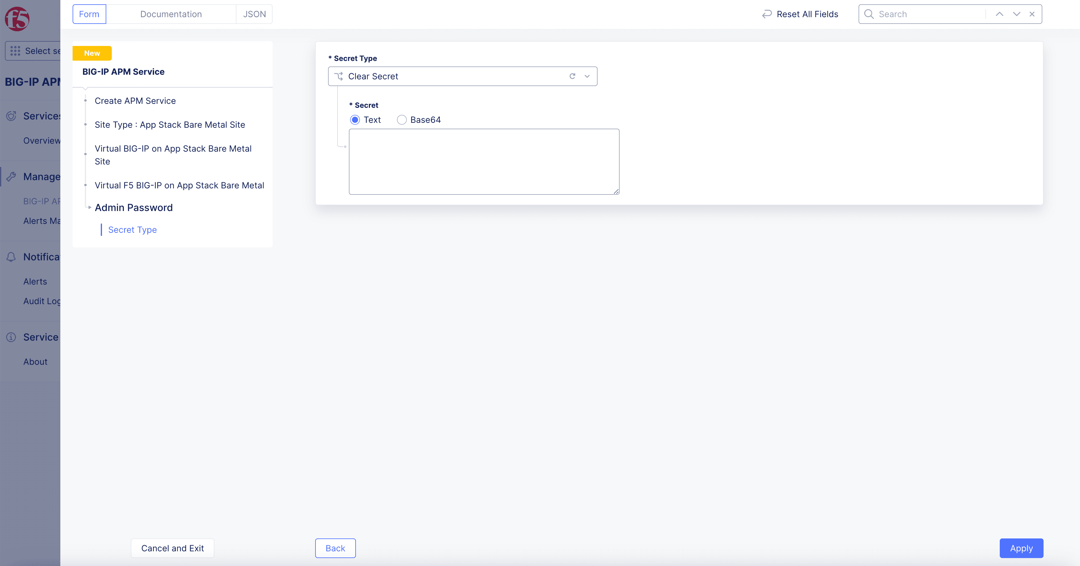 Figure: Encrypted Admin Password