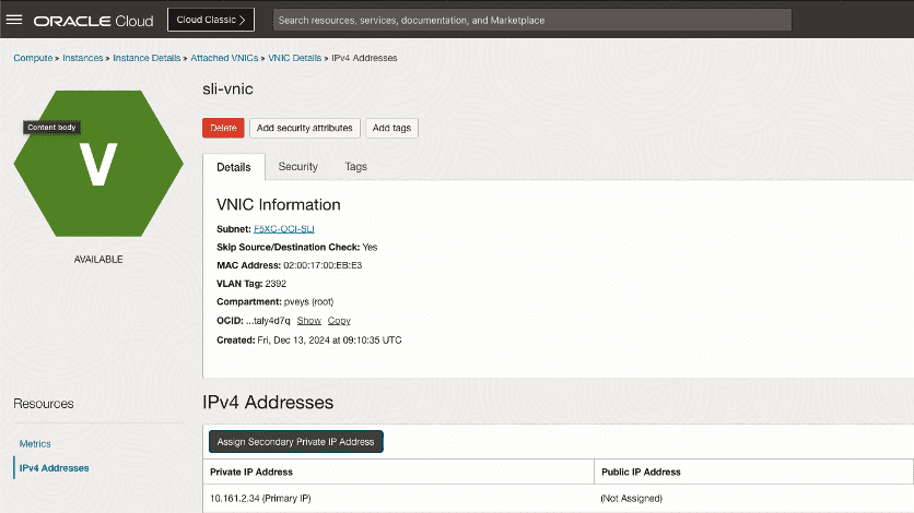 Figure: CE IP Address