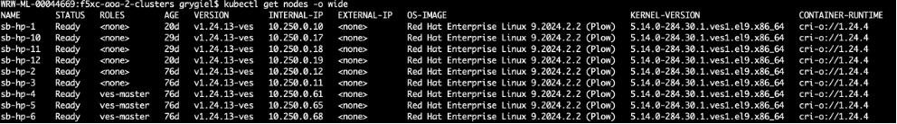 Figure: Cluster Health with kubectl Command