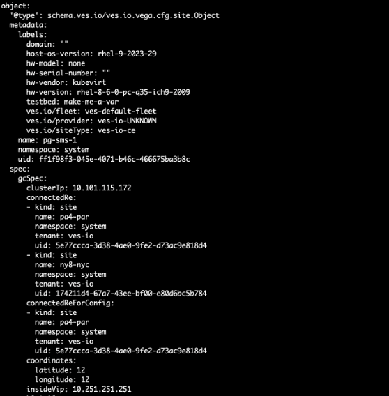 Figure: Check Site UID