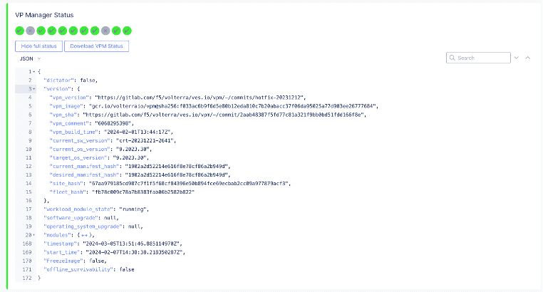 Figure: VPM Status Check