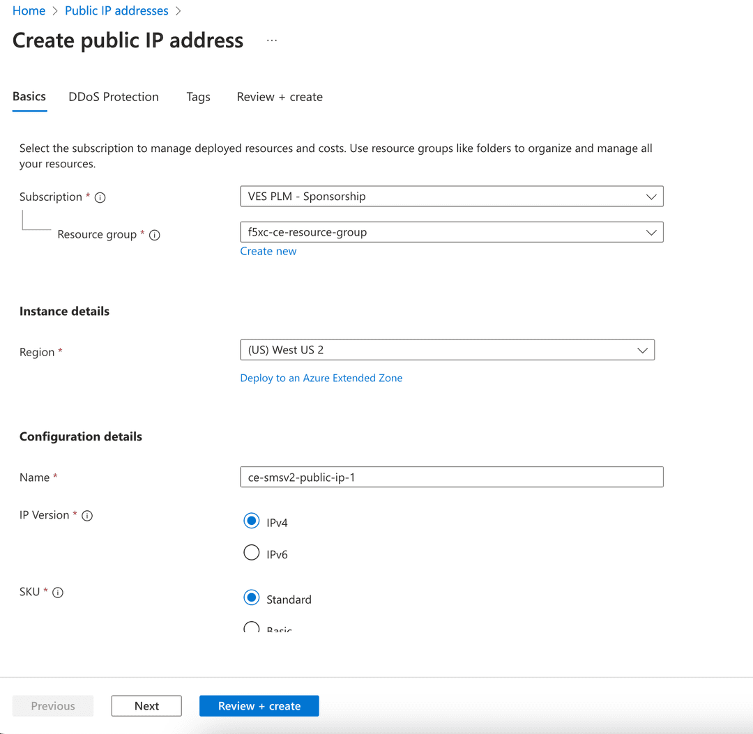 Click Ops Deploy Secure Mesh Site v2 in Azure (ClickOps) | F5 Distributed Cloud ...