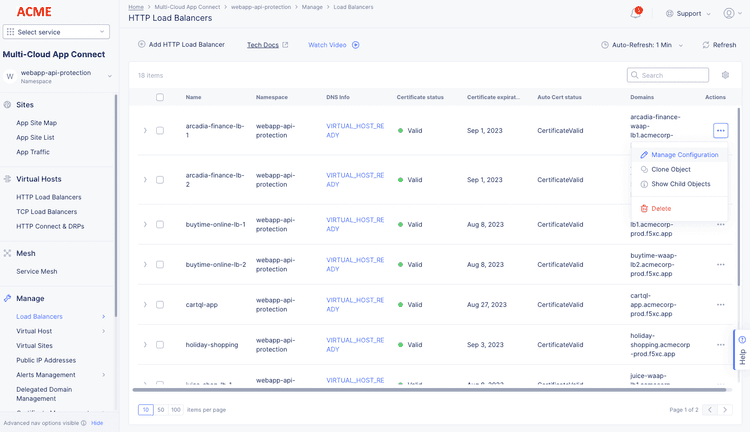Configure HTTP Header Processing | F5 Distributed Cloud Technical Knowledge