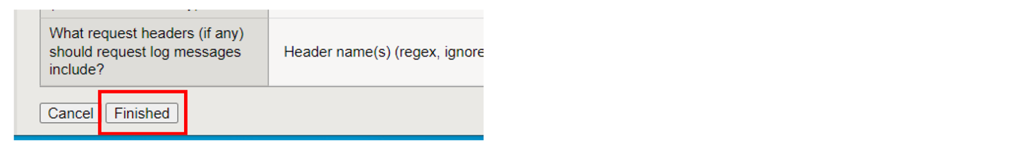 Figure: Finished button