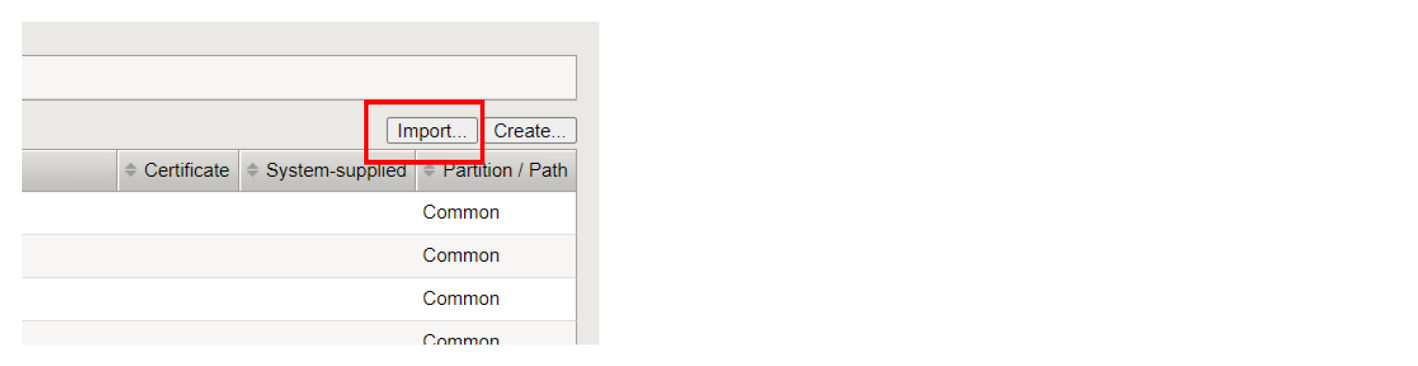 Figure: Import iApp Template