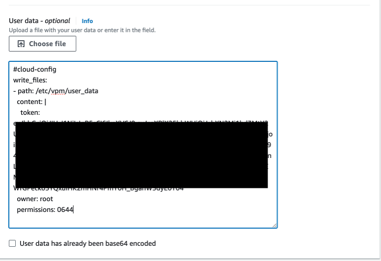 Figure: Configure Instance