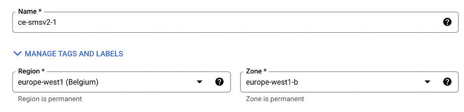 Figure: Create Instance