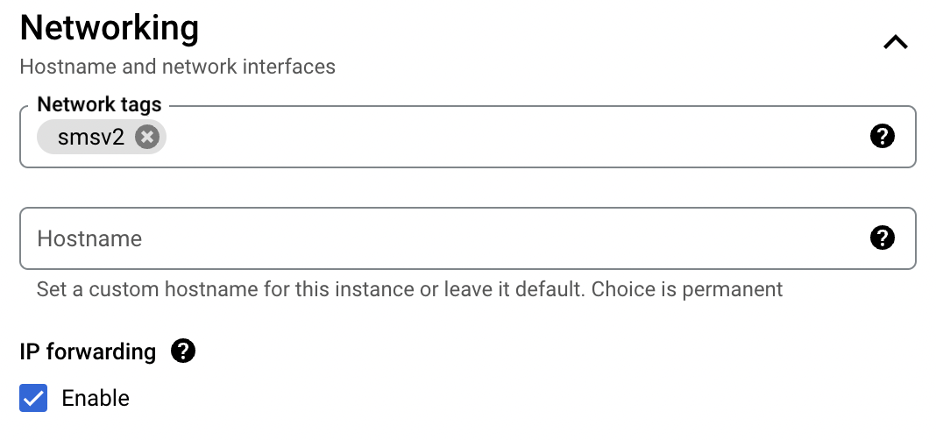 Figure: Select Instance Tags