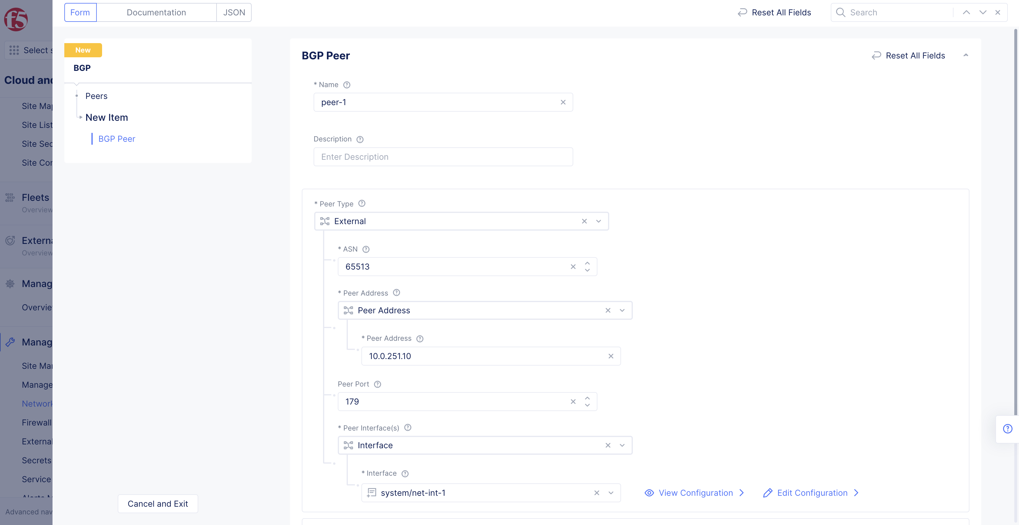 BGP Setup