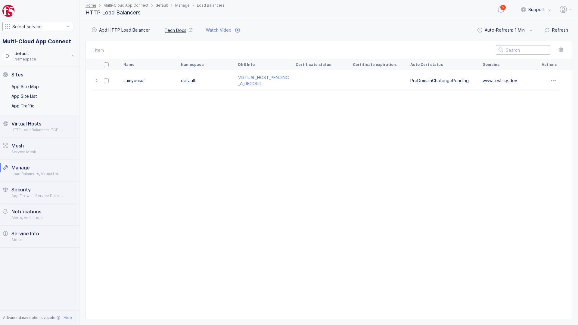 Figure: HTTP Load Balancers
