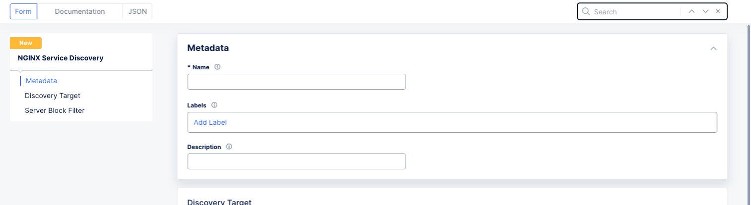 Figure: New NGINX Service Discovery