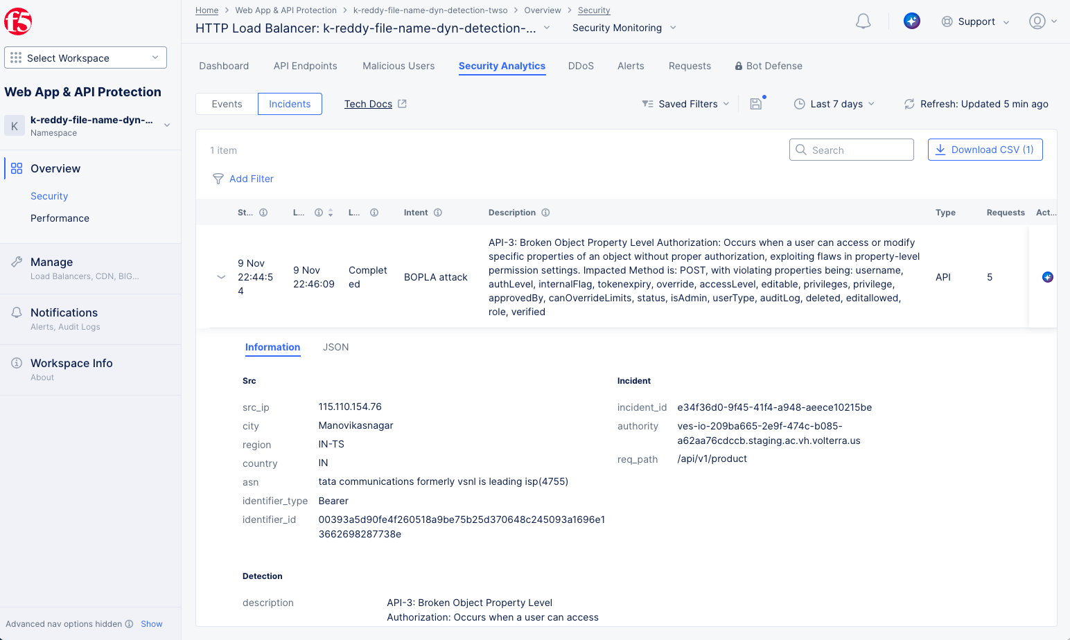 Figure: BOPLA Detection