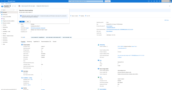 Figure: Azure - Stop Instance