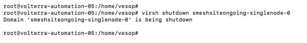 Figure: KVM - Power off nodes