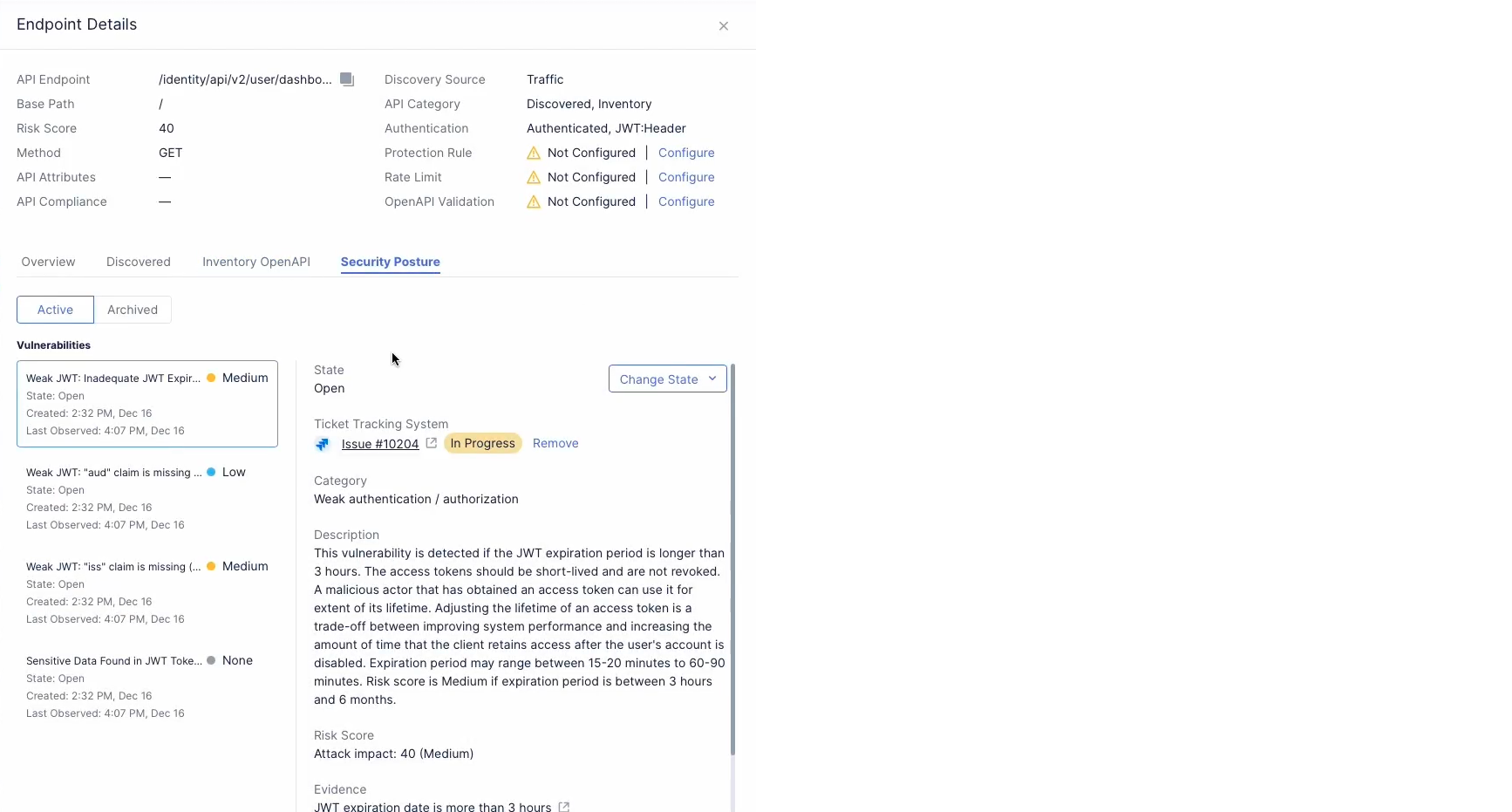 Figure: Issue Link with Details