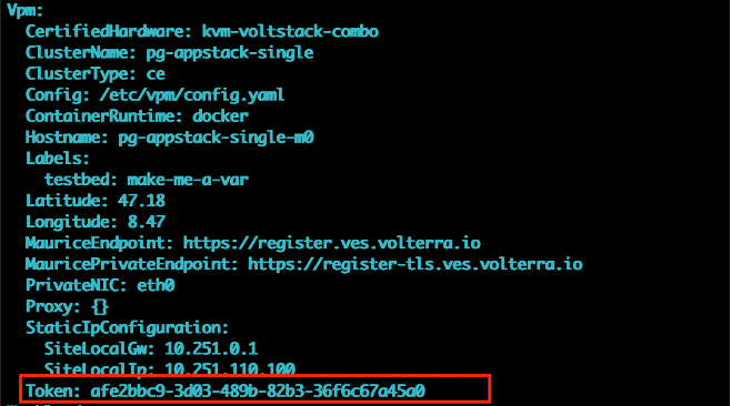Figure: Check Token Value