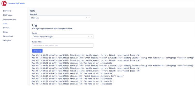 Figure: VPM Logs Check